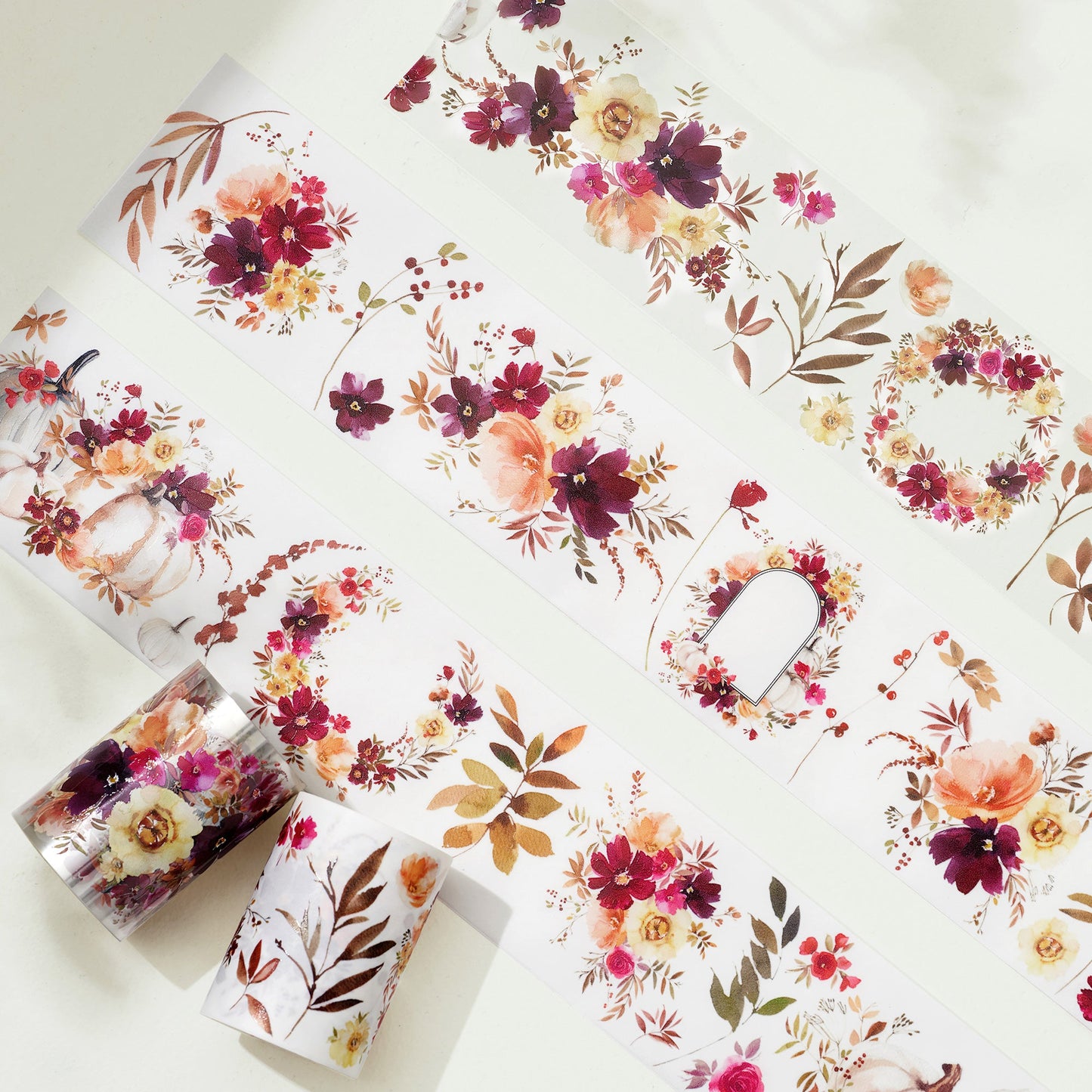 Autumn Rose Wide Washi/PET Tape by The Washi Tape Shop