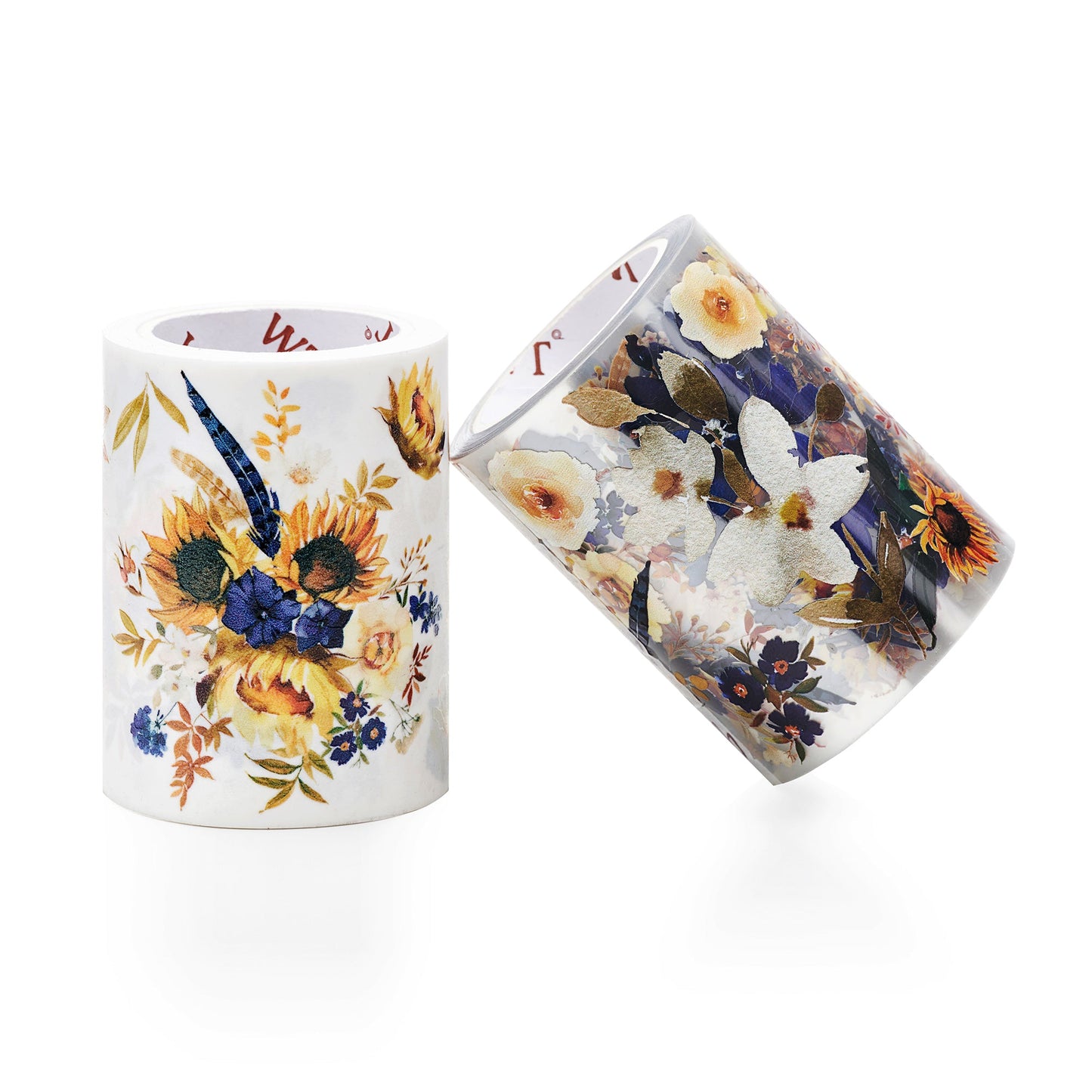 Sunflower & Navy Wide Washi/PET Tape by The Washi Tape Shop