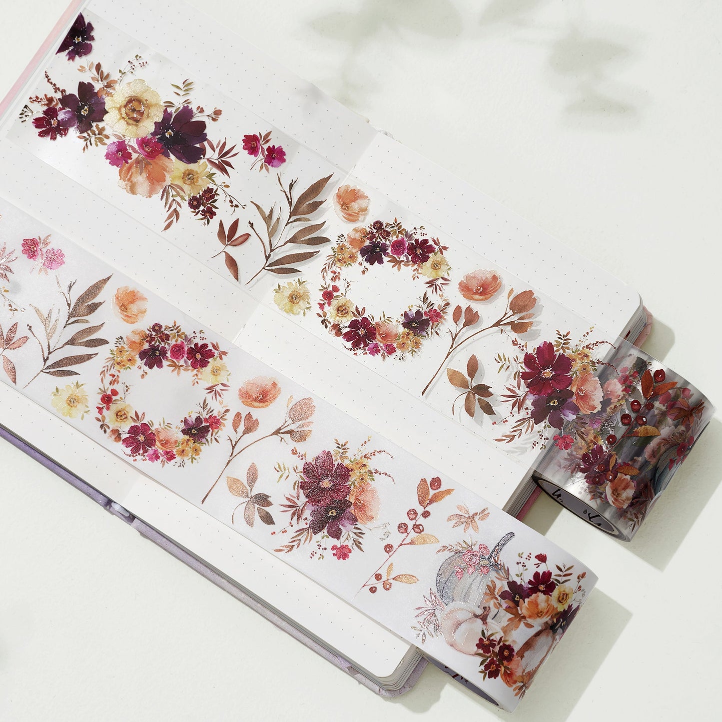 Autumn Rose Wide Washi/PET Tape by The Washi Tape Shop