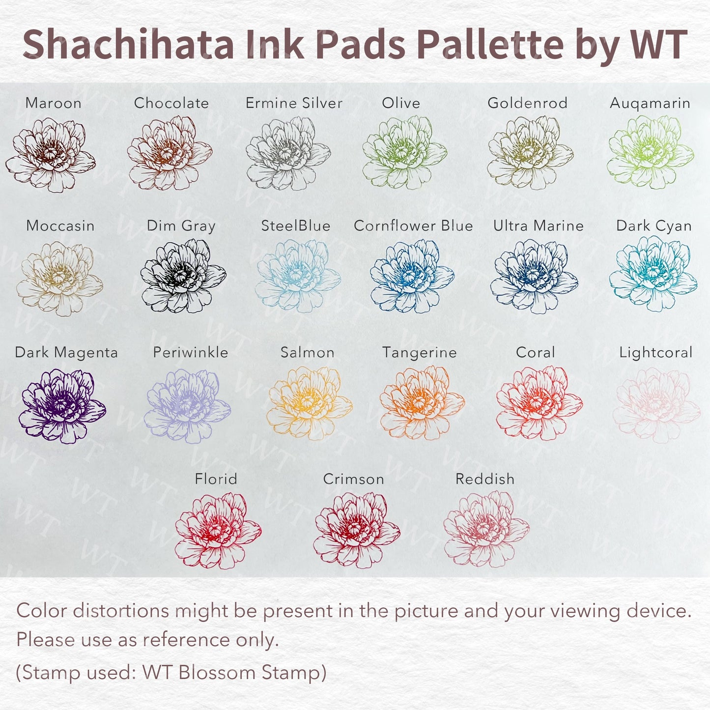 Shachihata Stamp Ink Pad Set by The Washi Tape Shop