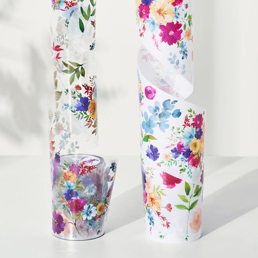 Pretty Florals Wide Washi/PET Tape by The Washi Tape Shop