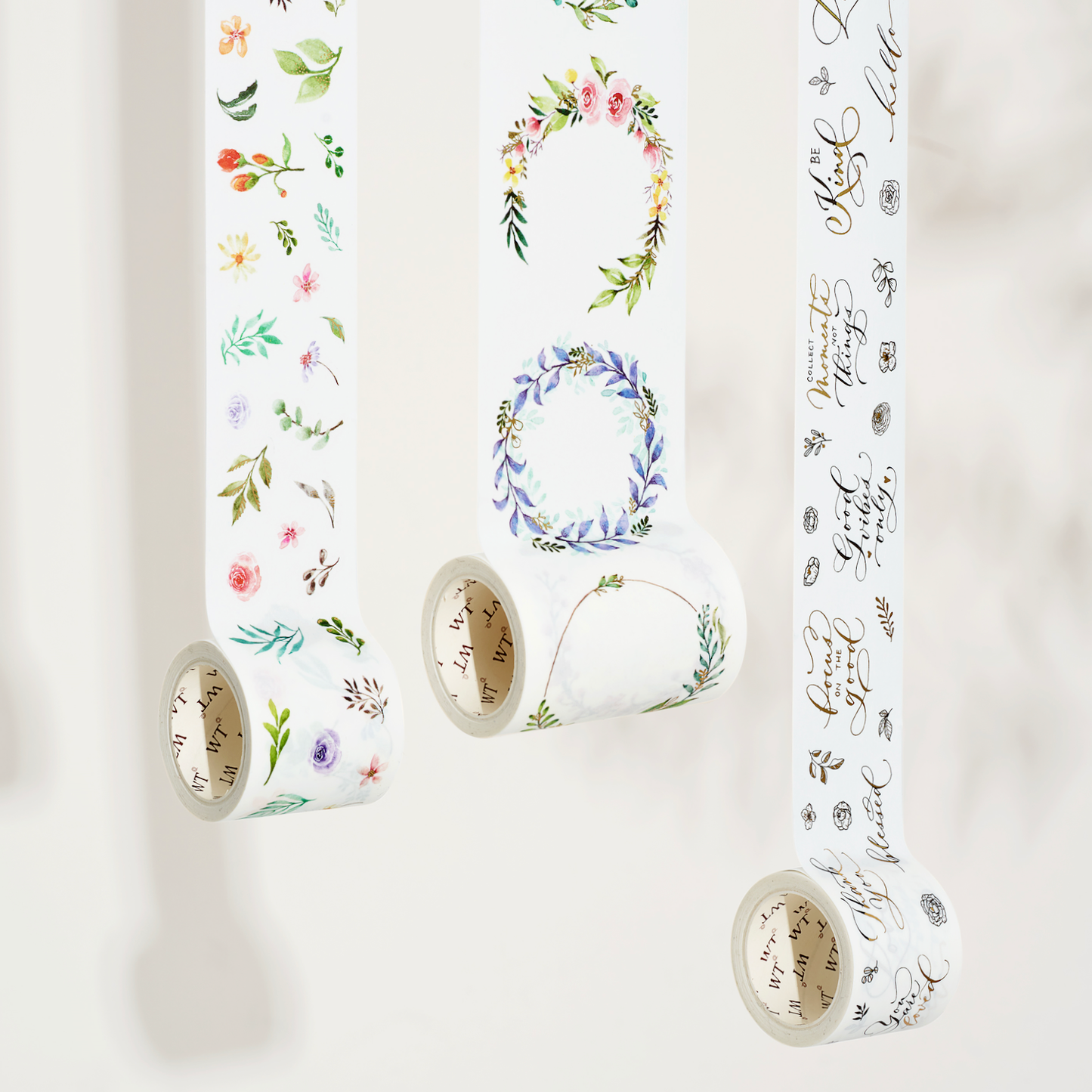 Delicate Floral Wreaths Washi Tape Sticker Set by The Washi Tape Shop