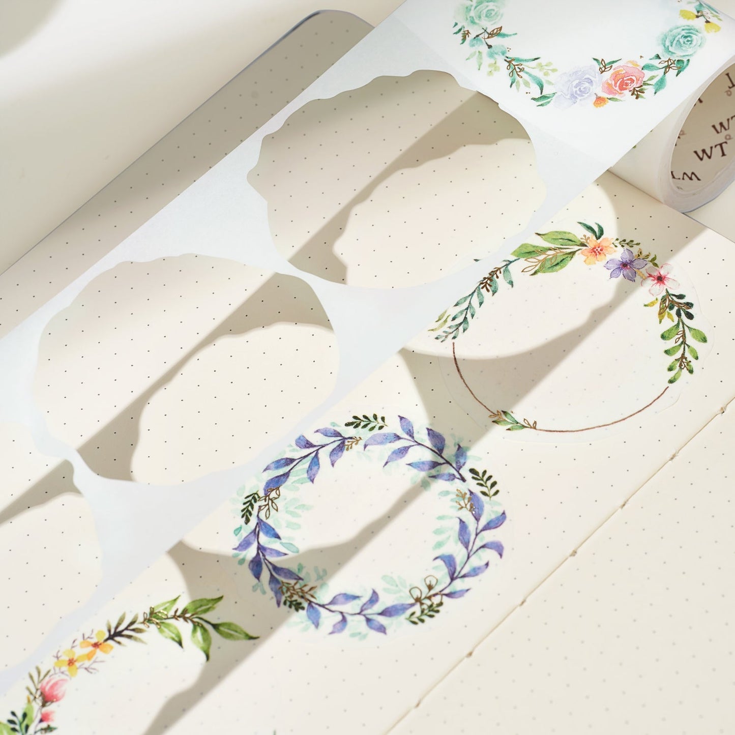 Delicate Floral Wreaths Washi Tape Sticker Set by The Washi Tape Shop