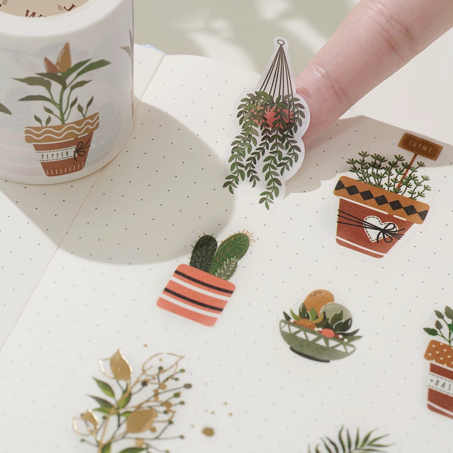 Green Oasis Washi Tape Sticker Set by The Washi Tape Shop