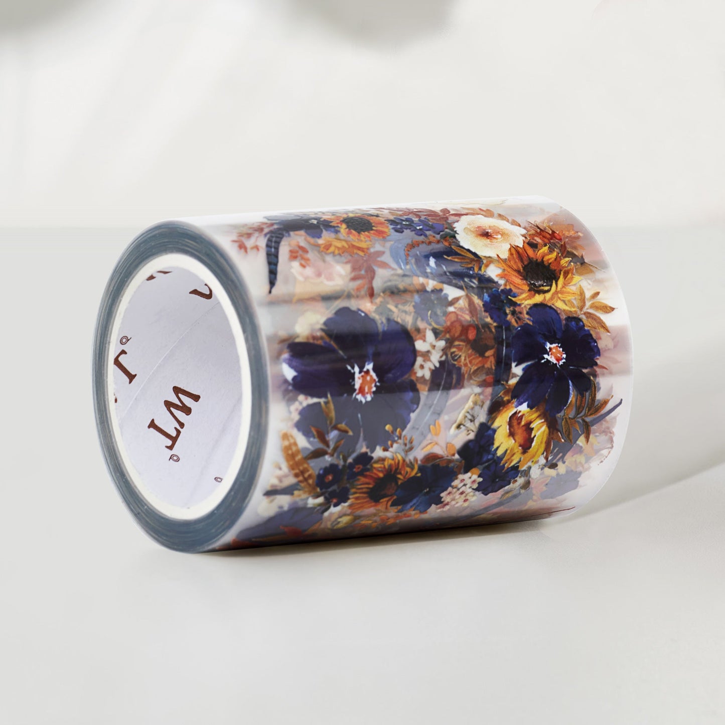 Sunflower & Navy Wide Washi/PET Tape by The Washi Tape Shop